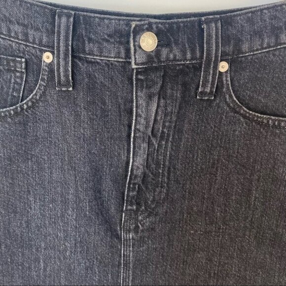 MADEWELL Rigid Denim Straight‎ Mini Skirt | J7908 - Picture 5 of 11